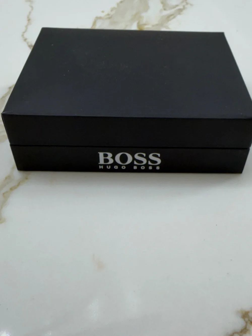 Hugo Boss Silver Tie Clip and Cufflink Set
